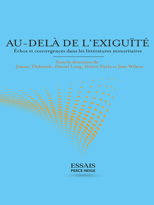 cover image of Au-delà de l'exiguïté